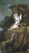 Jean Baptiste Simeon Chardin Spain hound and prey oil painting on canvas